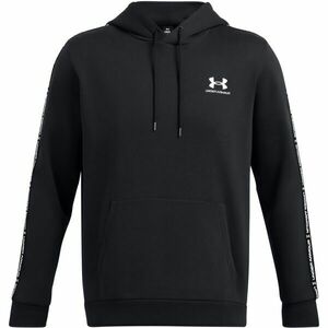 Under Armour ICON FLEECE TAPING Férfi pulóver, fekete, méret M kép