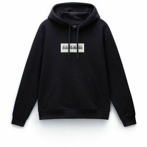 Napapijri B-BOX LOGO Férfi pulóver, fekete, méret XXXL kép
