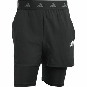adidas GYM+ 2IN1 SHORT Férfi rövidnadrág sportoláshoz, fekete, méret kép