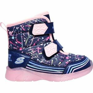 Skechers ILLUMI-BRIGHTS-POWER PAINT Lány téli cipő, sötétkék, méret kép