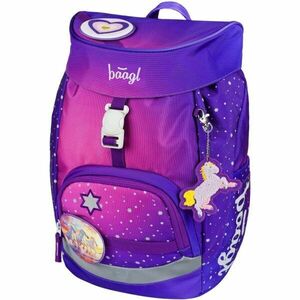 BAAGL AIRY HEART Iskolai hátizsák, lila, méret kép