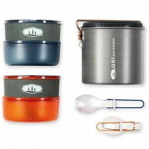 GSI Outdoors HALULITE DUALIST Edénykészlet, ezüst, méret kép