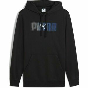 Puma ESSENTIALS LOGO LAB HOODIE FL Férfi pulóver, fekete, méret kép