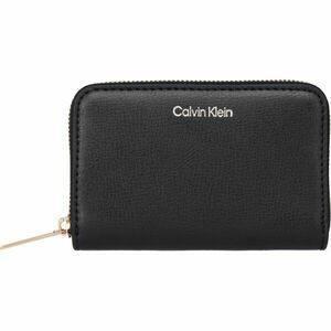 Calvin Klein FOIL LOGO MEDIUM ZIP AROUND Női pénztárca, fekete, méret kép