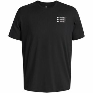Under Armour TRIPLE STACK Férfi póló, fekete, méret S kép