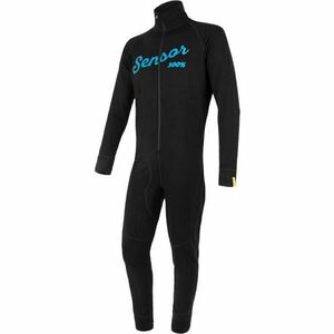 Sensor MERINO DF Férfi funkcionális overall, fekete, méret kép