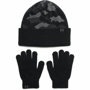 Under Armour BEANIE COMBO Sapka és kesztyű szett, fekete, méret kép