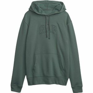 GAP FA23 CORE LOGO Férfi pulóver, zöld, méret kép