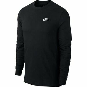 Nike NSW CLUB TEE - LS Férfi póló, fekete, méret XXL kép