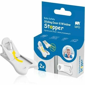 Sipo DOOR LOCK 2DB Gyermek biztonsági zár tolóajtóra, fehér, méret kép