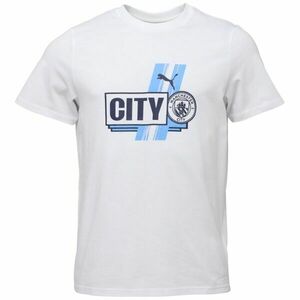 Puma MANCHESTER CITY FC FTBLCULTURE TEE Férfi póló, fehér, méret kép