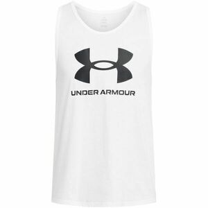 Under Armour SPORTSTYLE Férfi ujjatlan felső, fehér, méret kép