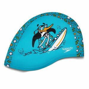 Speedo PRINTED POLYESTER CAP IU Univerzális úszósapka, türkiz, méret kép