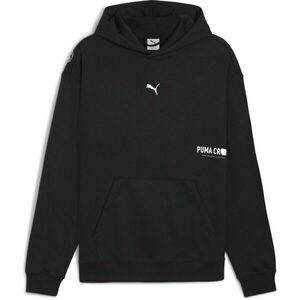 Puma M GRAPHIC FRENCH TERRY HOODIE Férfi pulóver, fekete, méret kép