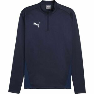 Puma TEAMGOAL TRAINING 1/4 ZIP TOP Férfi felső, sötétkék, méret kép