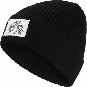 Jack Wolfskin BADGE BEANIE Téli sapka, fekete, méret kép