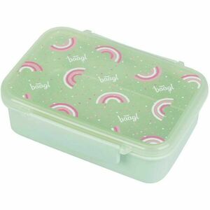 BAAGL RAINBOW Uzsonnásdoboz rekeszekkel, zöld, méret kép
