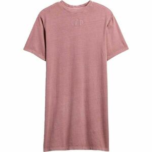 GAP V-FRCH LOGO TEE DRESS Női ruha, rózsaszín, méret kép