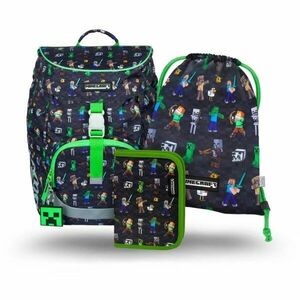 BAAGL 3 SET AIRY MINECRAFT Iskolai szett, mix, méret kép