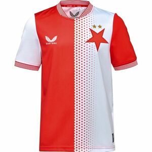 CASTORE SLAVIA PRAGUE HOME SS SHIRT JR Fiú futballmez, piros, méret kép