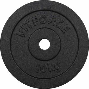 Fitforce SÚLYZÓTÁRCSA 10KG FEKETE 30MM Súlyzótárcsa, fekete, méret 10 KG kép
