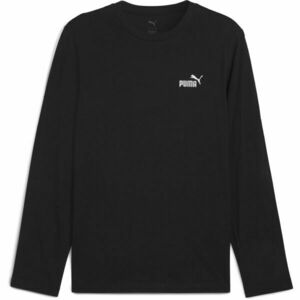 Puma ESSENTIALS NO 1 LOGO LONG SLEEVE TEE Férfi hosszú ujjú felső, fekete, méret kép