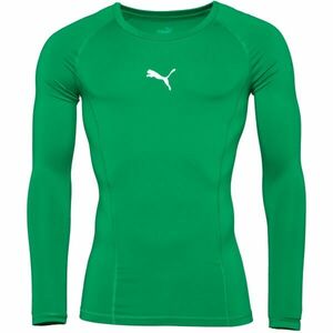 Puma LIGA BASELAYER TEE LS Férfi funkcionális póló, zöld, méret kép