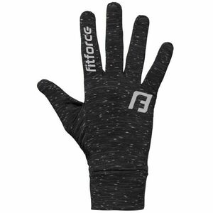 Fitforce FEATHER JR Junior futókesztyű, sötétszürke, méret 13-14Y kép