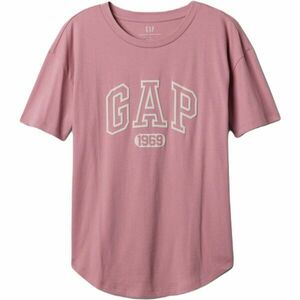 GAP FRCH SS ORGANIC VINTAGE Női póló, rózsaszín, méret kép