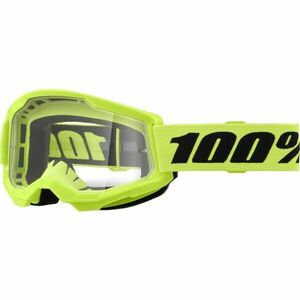 100% STRATA 2 Downhill szemüveg, fényvisszaverő neon, méret kép