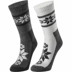 KARI TRAA RUSA SOCK 2PK Női zokni, sötétszürke, méret 39-41 kép