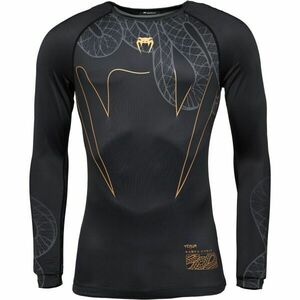 Venum SERPENTI LONG SLEEVE RASHGUARD Kompresziós póló, fekete, méret kép
