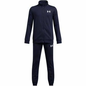 Under Armour UA KNIT TRACK SUIT Fiú melegítő szett, sötétkék, méret M kép