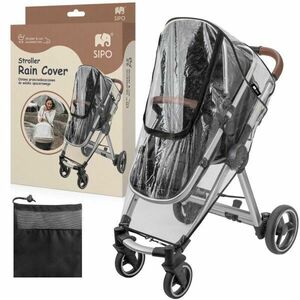 Sipo RAINCOAT 3 az 1-ben babakocsi esővédő, átlátszó, méret kép