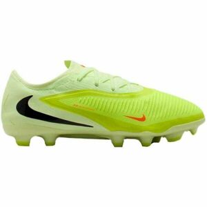 Nike JR PHANTOM 6 LOW PRO FG/MG Gyerek futballcipő, világoszöld, méret 38 kép