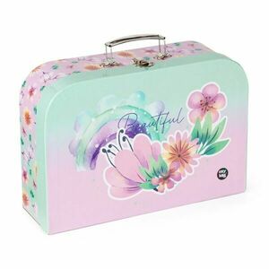Oxybag 34 CM FLOWERS Gyerek kisbőrönd, rózsaszín, méret kép