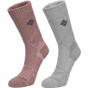 Columbia 2PP HIKE CREW Női zokni, rózsaszín, méret kép