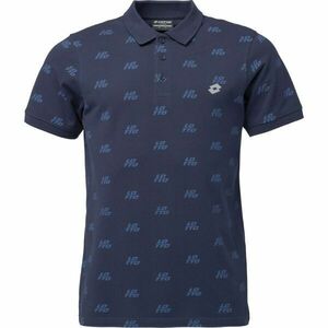 Lotto ELADIO Férfi galléros póló, sötétkék, méret XXL kép