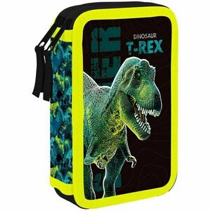 Oxybag DINOSAUR Kétemeletes tolltartó, fekete, méret kép
