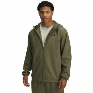 Under Armour RIVAL WOVEN WINDBREAKER Férfi dzseki, sötétzöld, méret kép