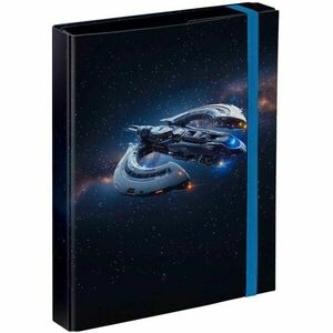 BAAGL SPACESHIP Füzettartó box A5, fekete, méret kép