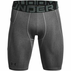 Under Armour HG ARMOUR LONG SHORTS Férfi kompressziós rövidnadrág, szürke, méret S kép