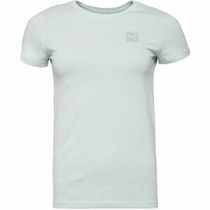 Puma ESS ELEVATED EMBROIDERED TEE Férfi póló, világoszöld, méret kép