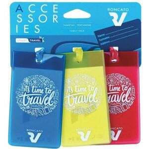 RONCATO NAMETAG - FAMILY PACK Névcímke bőröndre, mix, méret kép