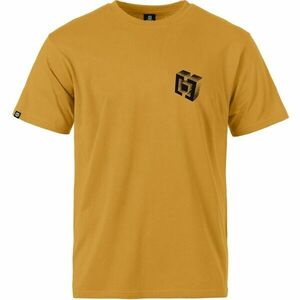 Horsefeathers BLOCKS Férfi póló, sárga, méret kép