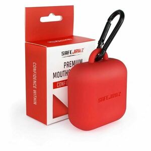 SAFEJAWZ PREMIUM MOUTHGUARD CASE Fogvédő tartó tok, piros, méret kép