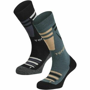 TENSON CORE SKI SOCK 2PK Sízokni, sötétzöld, méret 40-42 kép