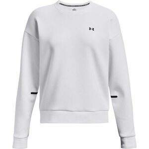 Under Armour UNSTOPPABLE FLC CREW Női pulóver, fehér, méret M kép