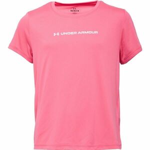 Under Armour TECH WORDMARK GRAPHIC Lány póló, rózsaszín, méret M kép