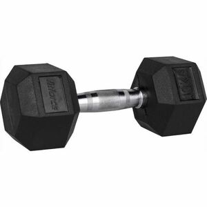 Fitforce FDBB 10KG Hatszögű kézi súlyzó, ezüst, méret 10 KG kép